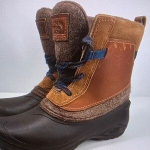The North Face Brown and Black Outdoor Boots